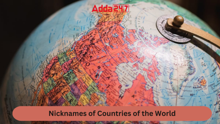 Nicknames of Countries of the World [Current Affairs]