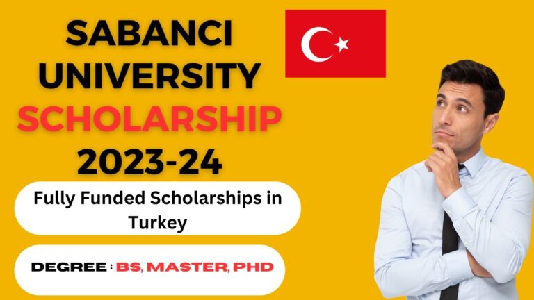 Sabanci University Scholarships 2024 in Turkey for International Students Scholarship in 2024