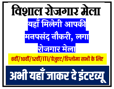 रोजगार मेला 2024 यहाँ मिलेगी मनपसंद रोजगार मेला [Career]