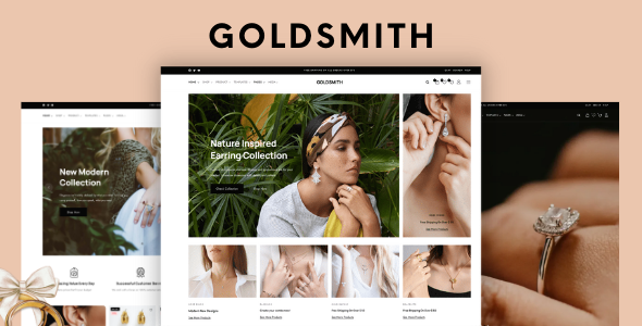 GoldSmith – Jewelry Store WooCommerce Elementor Theme