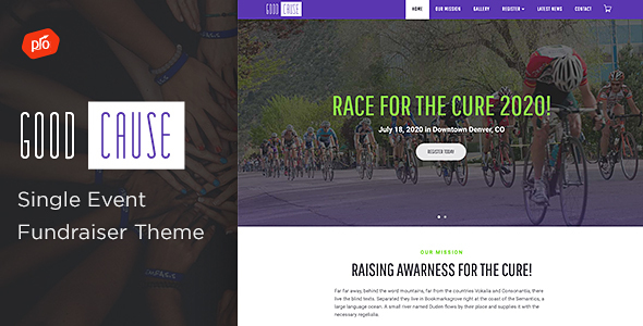 Good Cause – A Single Event Fundraiser Theme