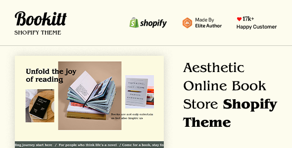 Bookitt – Book Store Shopify Theme