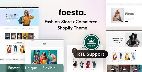 Foesta – Fashion Shopify Theme OS 2.0