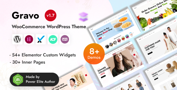 Gravo – WooCommerce Elementor WordPress Theme