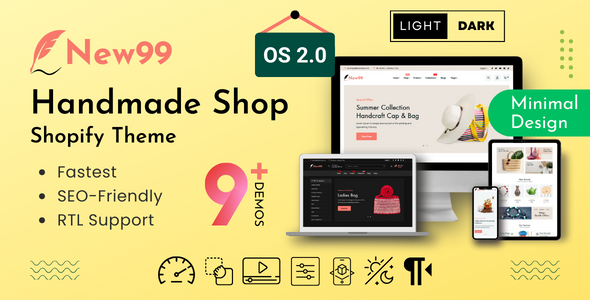 New99 – Handmade Shop Shopify Theme OS 2.0