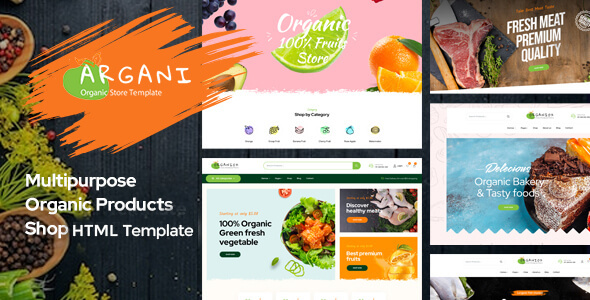 Argani – Organic Store & Bakery HTML Template