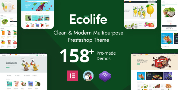 Ecolife Elementor – Multipurpose Prestashop 1.7.x, 8.x Theme