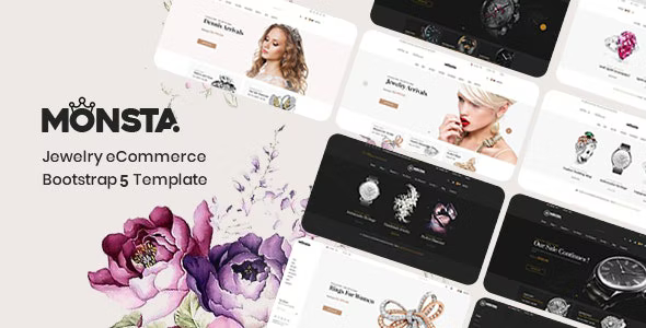 Monsta – Jewelry Shop eCommerce Bootstrap 5 Template