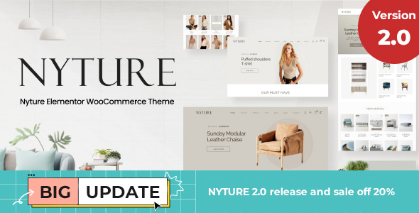 Nyture – Furniture WooCommerce Theme