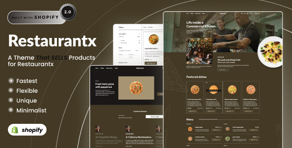 RestaurantX – Fast Food Responsive Shoify Store OS 2.0