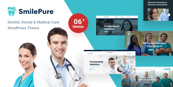 SmilePure – Dental & Medical Care WordPress Theme