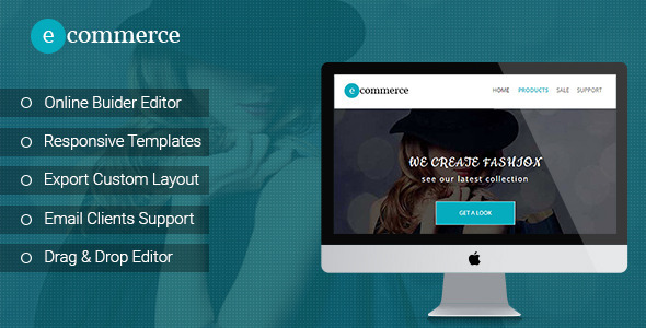 Best Ecommerce Responsive Email HTML Template + Builder Access