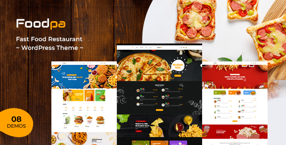 Foodpa – Fast Food Restaurant WooCommerce WordPress Theme