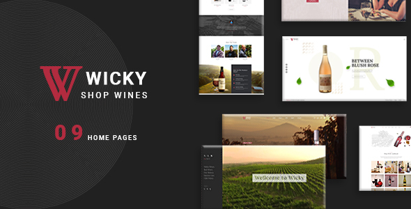 Wicky – Wine Shop WooCommerce WordPress Theme