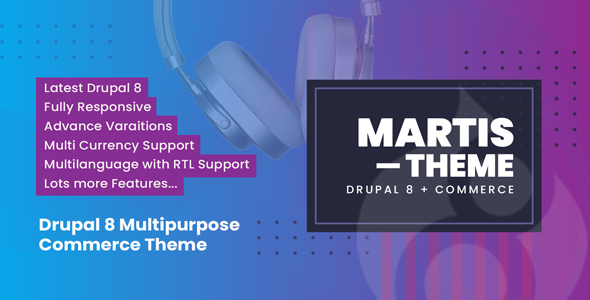 Martis Drupal 10 Multipurpose Commerce Theme