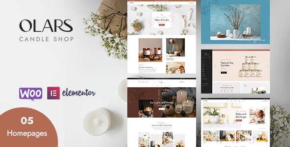 Olars – Candle Handmade Shop WordPress WooCommerce Theme