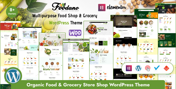 Foodano – Food Shop & Marketplace WordPress Theme