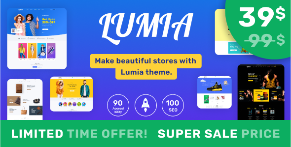 Lumia – Multipurpose Shopify Theme OS 2.0 – Multilanguage – RTL Support