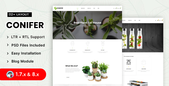 Conifer – Multipurpose Prestashop 1.7 & 8.x Responsive Theme