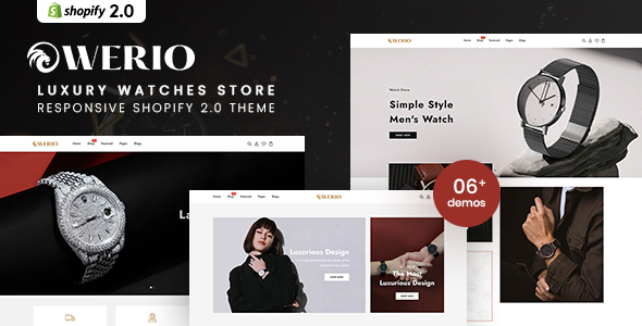 Werio – Luxury Watches Store Shopify 2.0 Theme