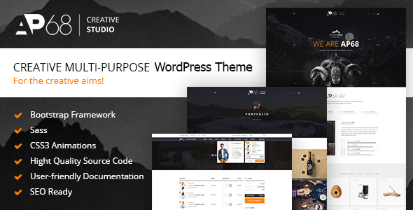 AP68 – Creative Multi-Purpose WordPress Theme