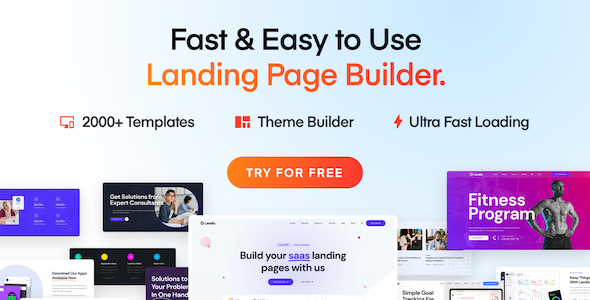 Landio – Multi-Purpose Landing Page WordPress Theme