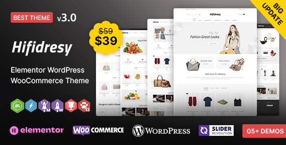 Hifidresy WP – Multipurpose WooCommerce Theme