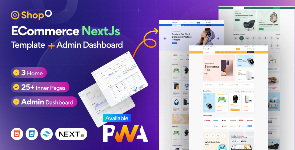 ShopO – Tailwind Nextjs eCommerce Template