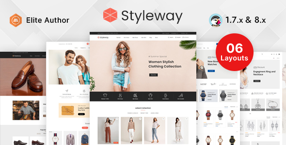 Styleway – Trendy Online Fashion Prestashop 1.7 & 8.x Responsive Theme