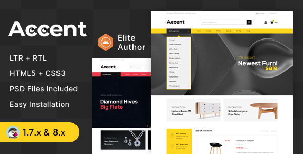 Accent – MultiPurpose Prestashop 1.7 & 8.x Responsive Theme