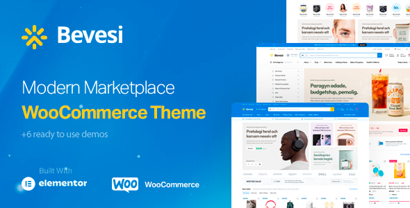 Bevesi – Multi-Vendor and Marketplace WooCommerce Theme