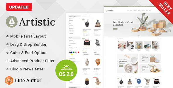 Artistic – Art & Craft Store Shopify Responsive Theme