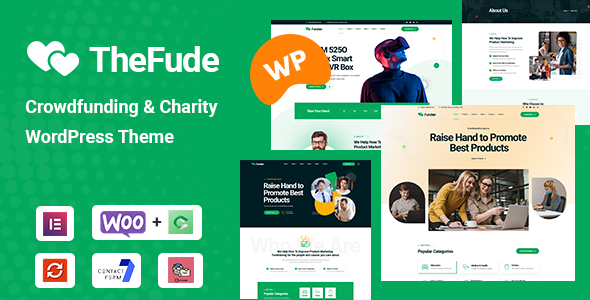 TheFude – Crowdfunding & Charity WordPress Theme