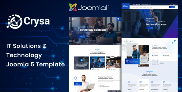 Crysa – Joomla 5 IT Solutions & Technology Template