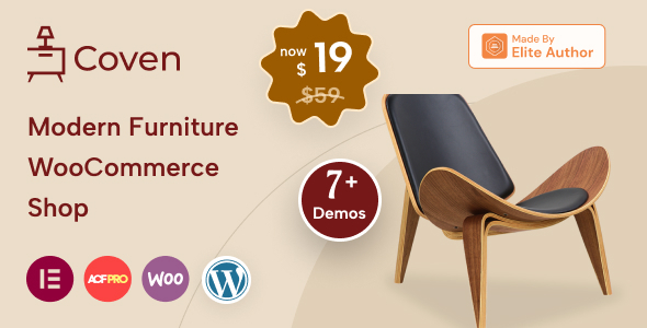 Coven –  Furniture Store WordPress WooCommerce Theme