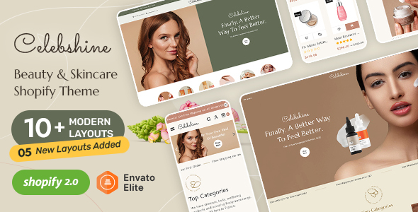 Celebshine – Shopify Theme for Fashion & Beauty Cosmetics