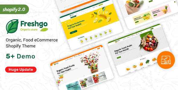 FreshGo – Organic & Supermarket Shopify Food Store