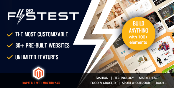 Fastestpro – Multipurpose Responsive Magento 2 Theme