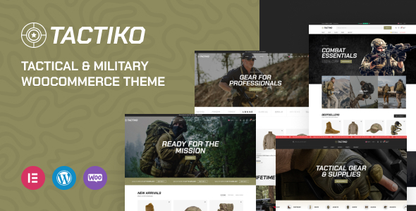 Tactiko – Tactical & Military Shop WooCommerce Theme