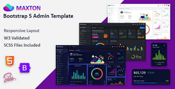 Maxton – Bootstrap 5 Admin Dashboard Template