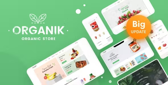 Organik – Organic Food Store WordPress Theme