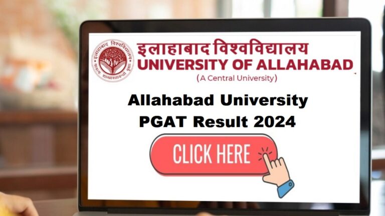 Allahabad University Sarkari Result 2024 Result, PGAT Scores [Career]