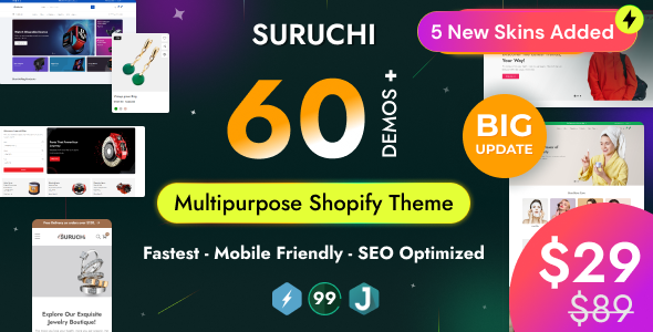 Suruchi – Multipurpose Shopify Theme OS 2.0 – RTL support