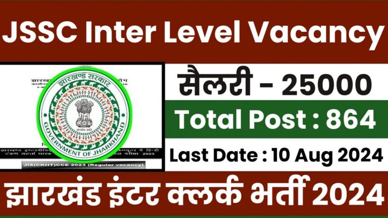 JSSC JIS (CKHT) CCE 2024 Sarkari Result Notification Out, Apply for 863 [Career]