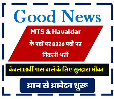 MTS & Havaldar Bharti 2024 [Career]