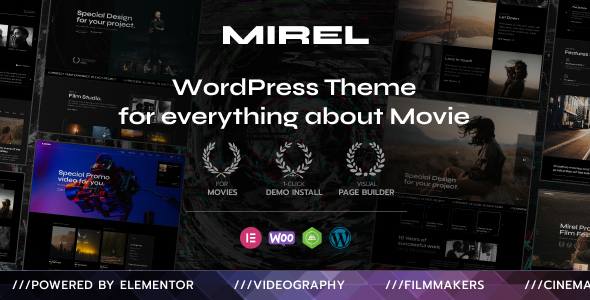 Mirel – Movie Studios and Filmmakers WordPress Theme