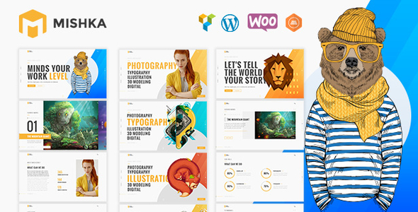 Mishka – Creative Portfolio WordPress Theme