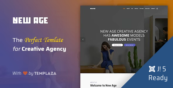 New Age – Creative Agency Joomla 5 Template