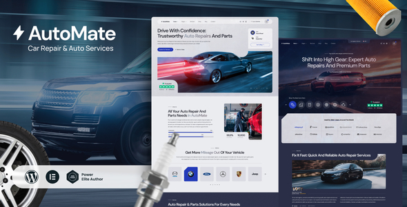 AutoMate – Car Repair & Auto Services WordPress Theme