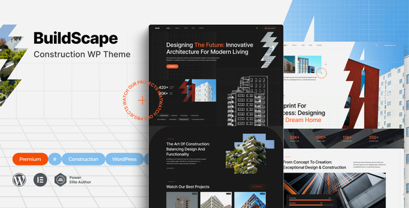 BuildScape – Construction & Architecture WordPress Theme